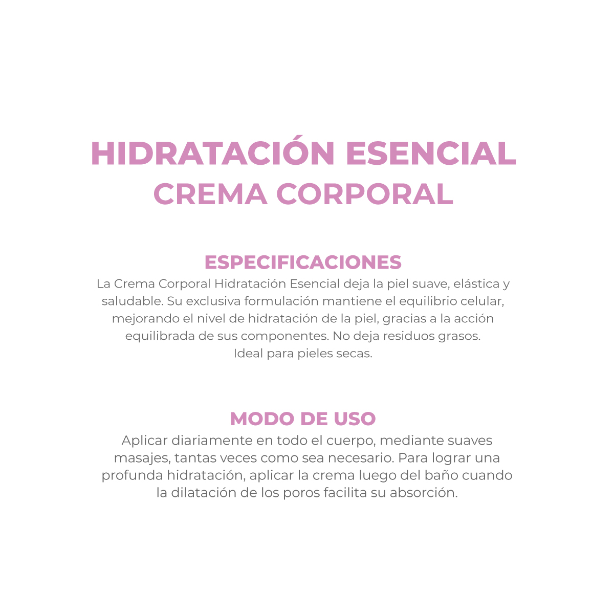 Dermagl&oacute;s Corporal Crema Hidrataci&oacute;n Esencial 100 g image number 3