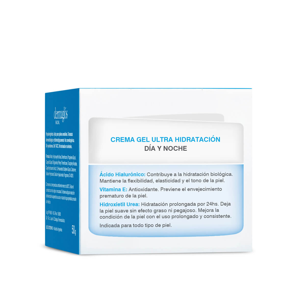 Dermaglós Facial Crema Gel Ultra Hidratación 50 g image number 5
