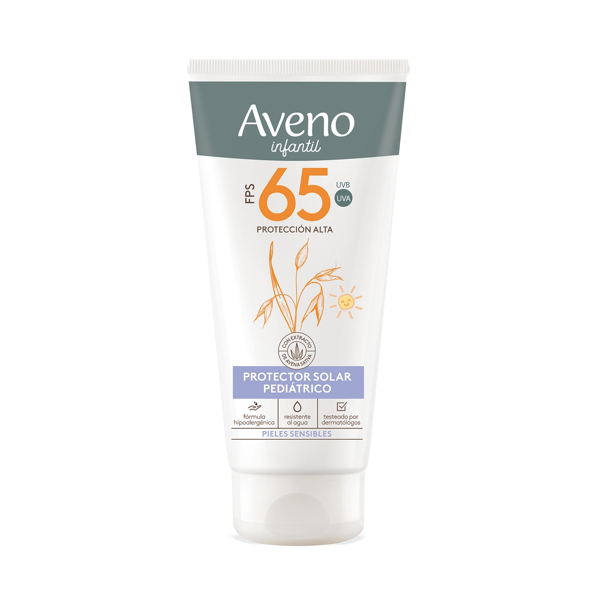 Protector Solar Aveno Infantil FPS 65 175 ml image number 0