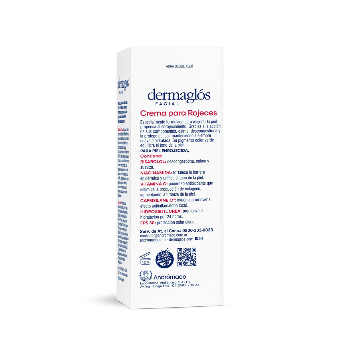 Dermaglós Facial Crema para Rojeces 50 ml image number 5