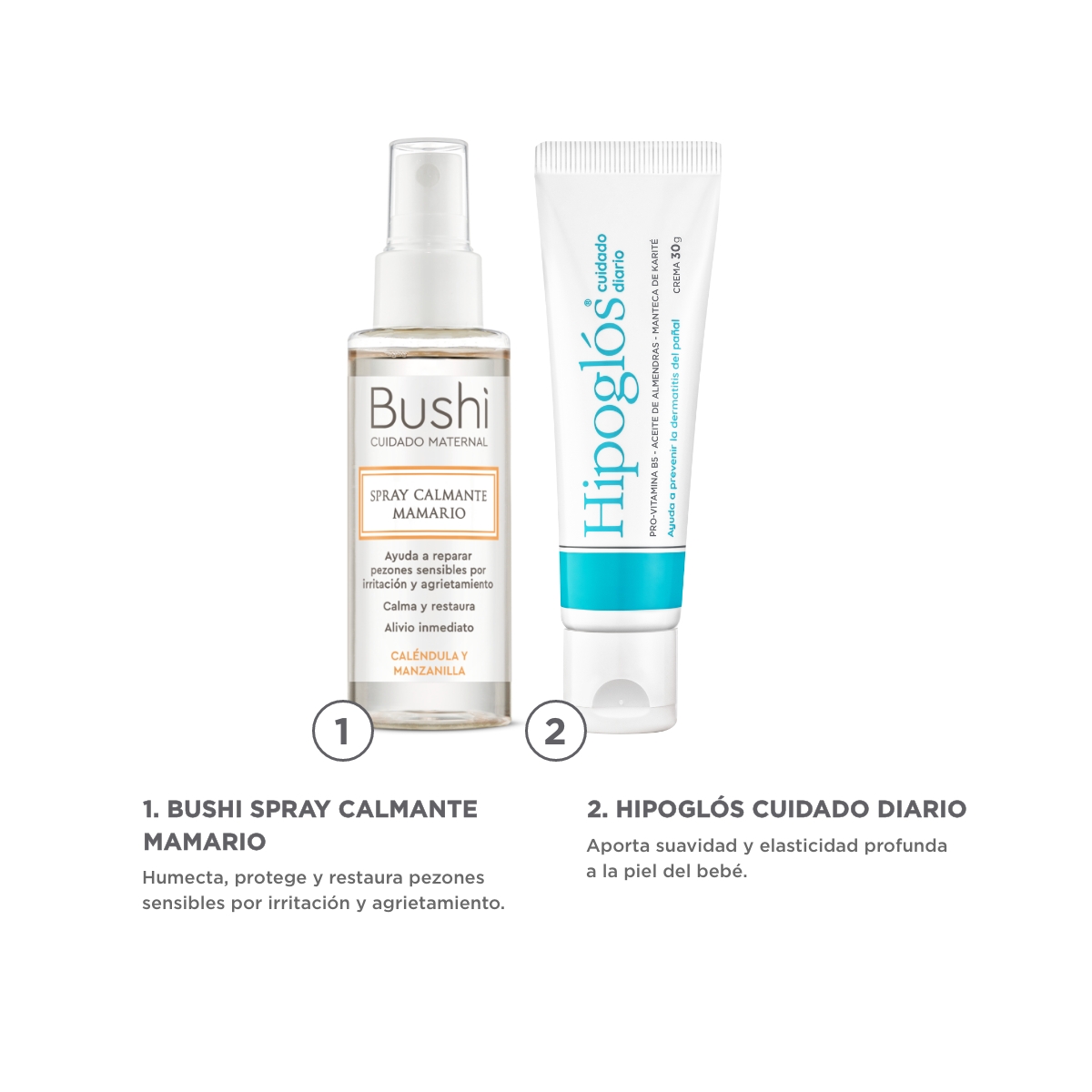 Kit Bushi Spray Calmante + Hipogl&oacute;s CD 30 g