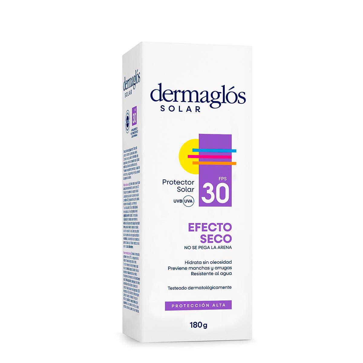 Protector Solar Dermagl&oacute;s FPS 30 efecto seco crema 180 g image number 2