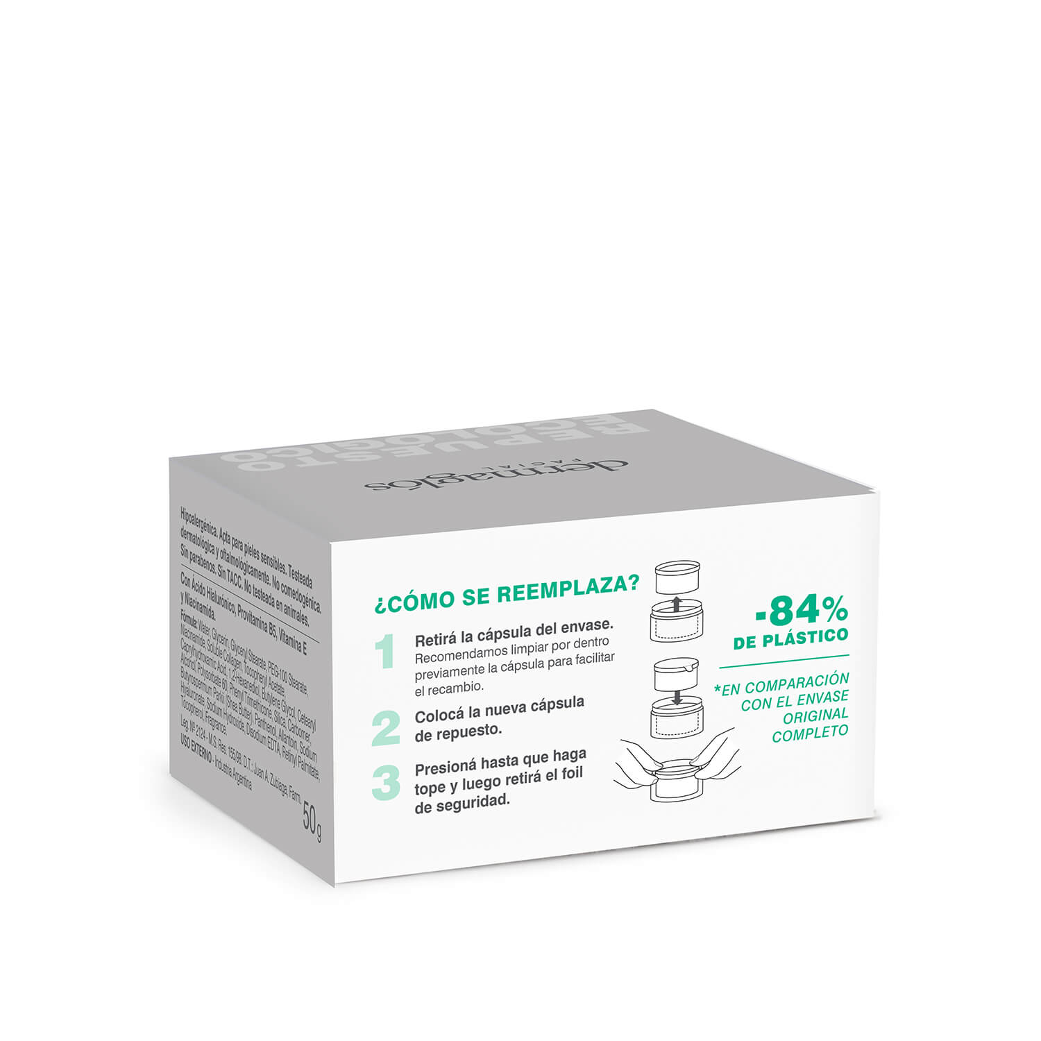 Crema Dermagl&oacute;s Repuesto Hidratante de Noche Ultra Firmeza  50 g