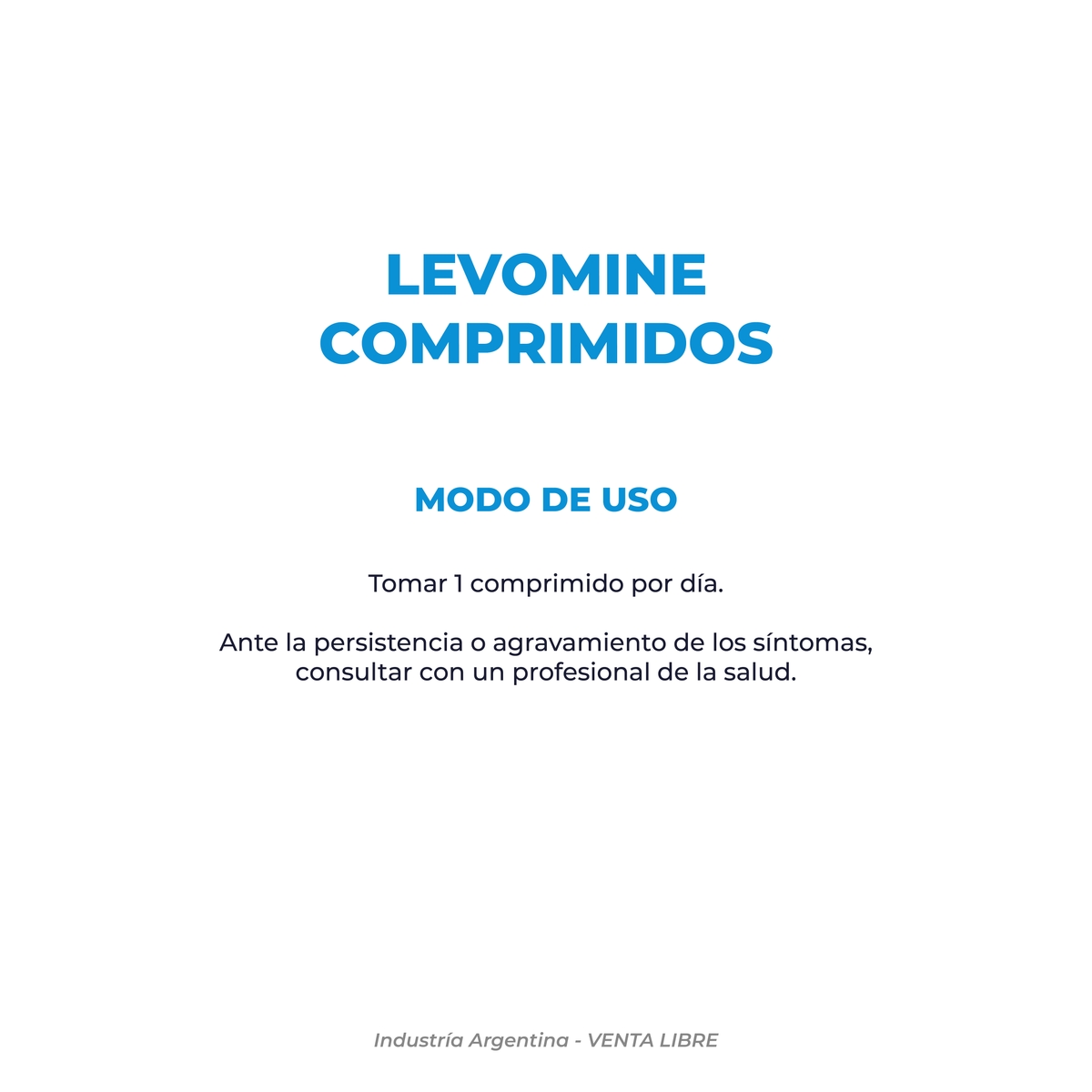 Comprimidos Levomine 10 unidades image number 2