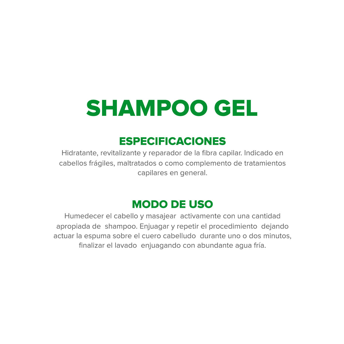 Shampoo en Gel Hidrosam para cabellos fr&aacute;giles 250 ml image number 2