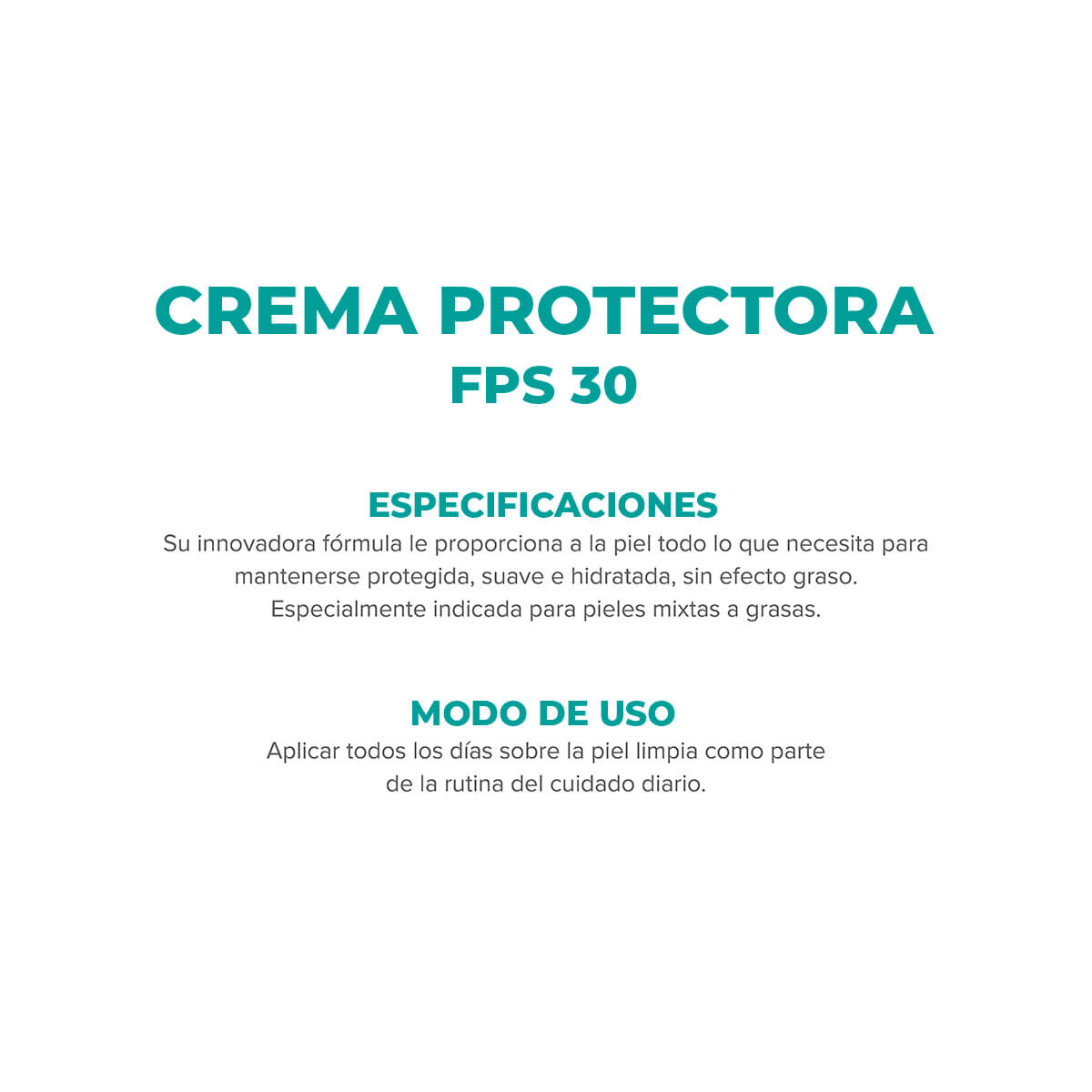 Dermaglós Facial Crema Hidratación Diaria FPS 30 Piel Mixta a Grasa 50 g image number 8