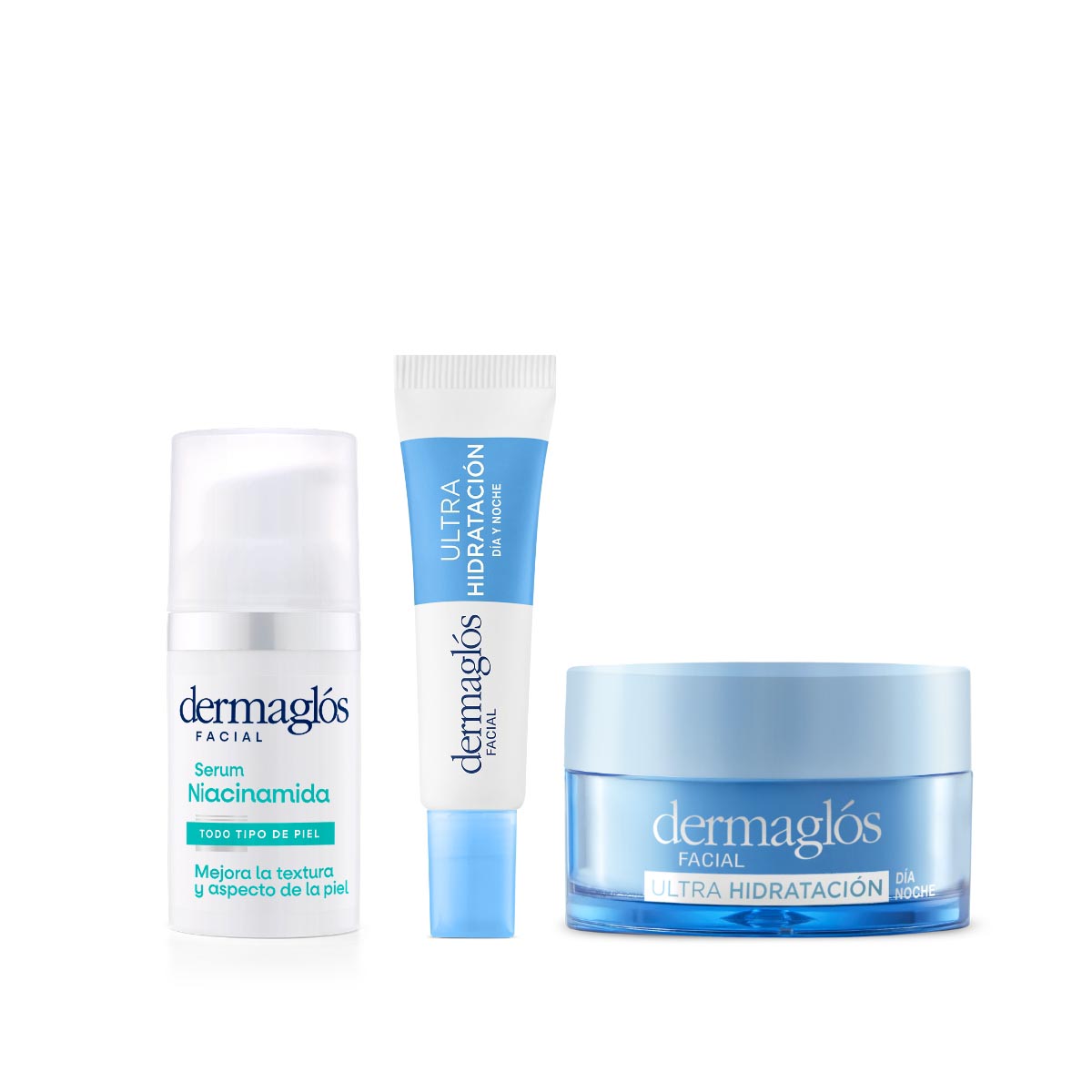Kit Facial Dermaglós Ultra Hidratante + Serum Niacinamida image number 0