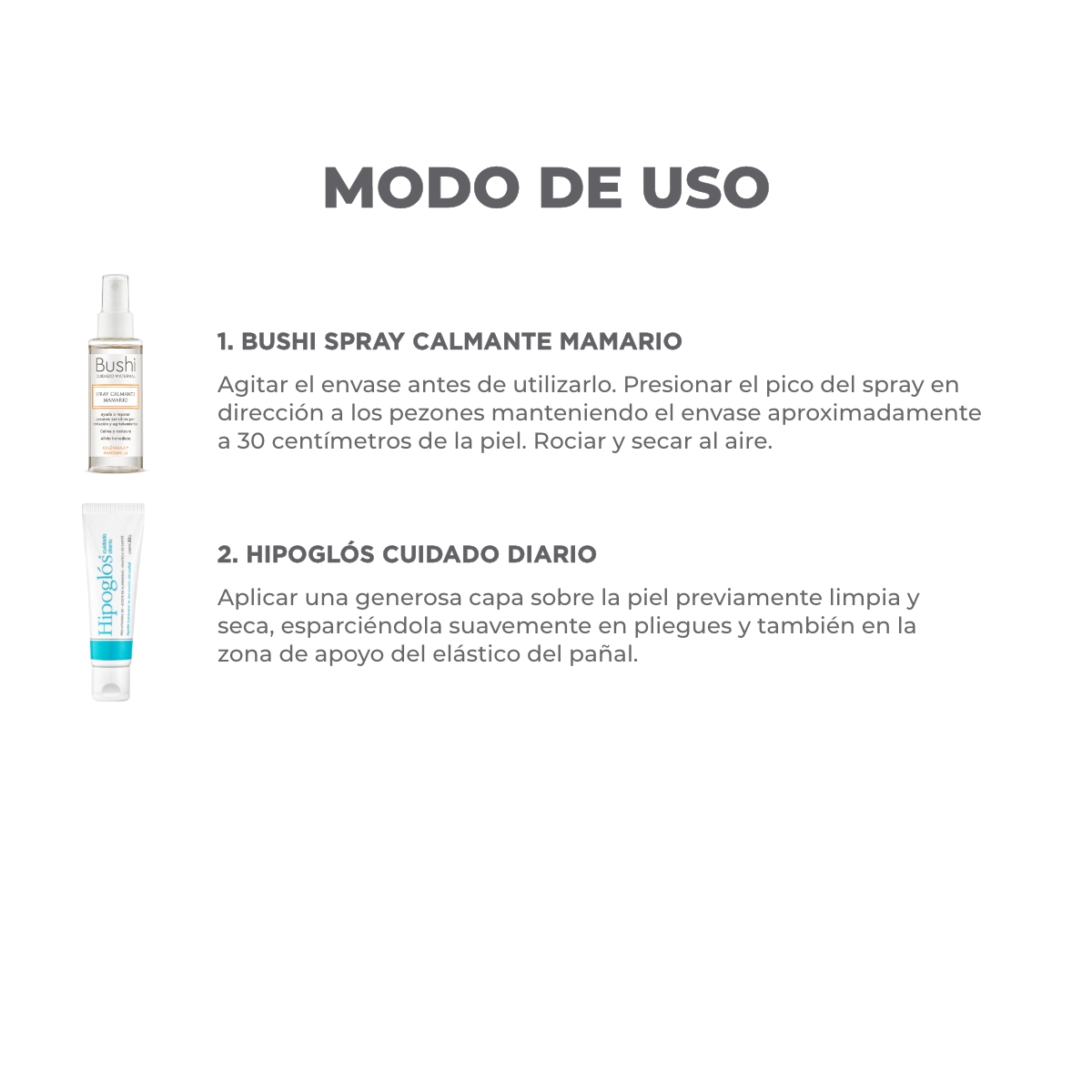 Kit Bushi Spray Calmante + Hipogl&oacute;s CD 30 g image number 2