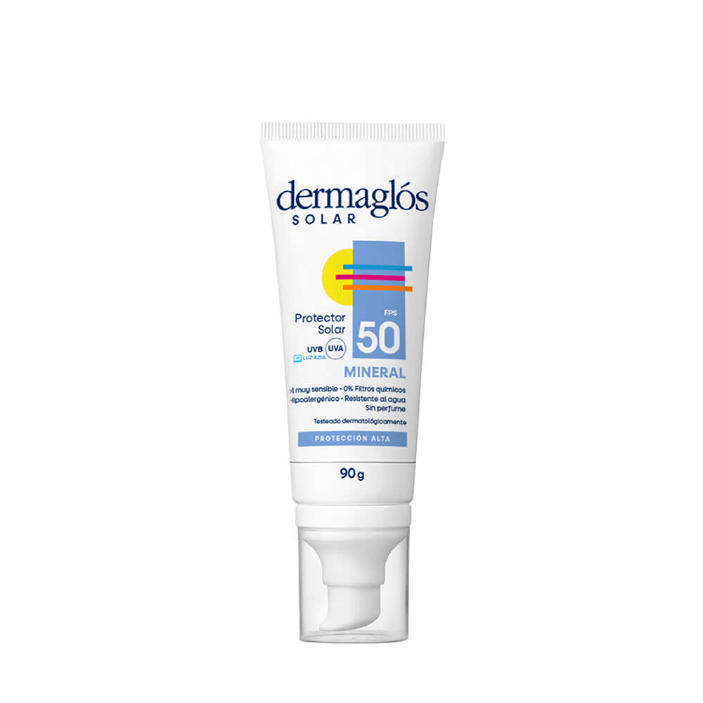 Protector Solar Dermaglós FPS 50 Mineral Emulsión 90 g