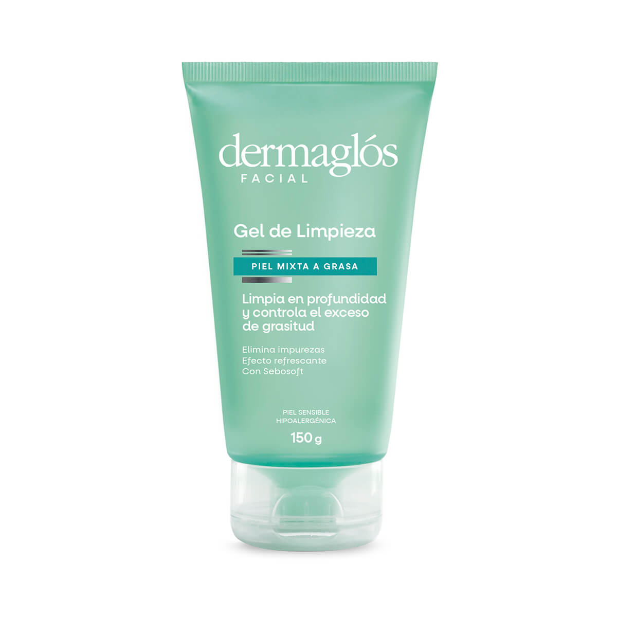 Dermaglós Facial Gel de Limpieza Piel Mixta a Grasa 150 g