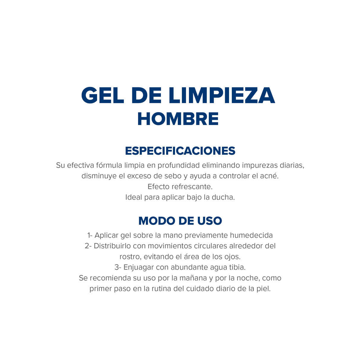 Dermagl&oacute;s Hombres Gel de Limpieza 100 g image number 4