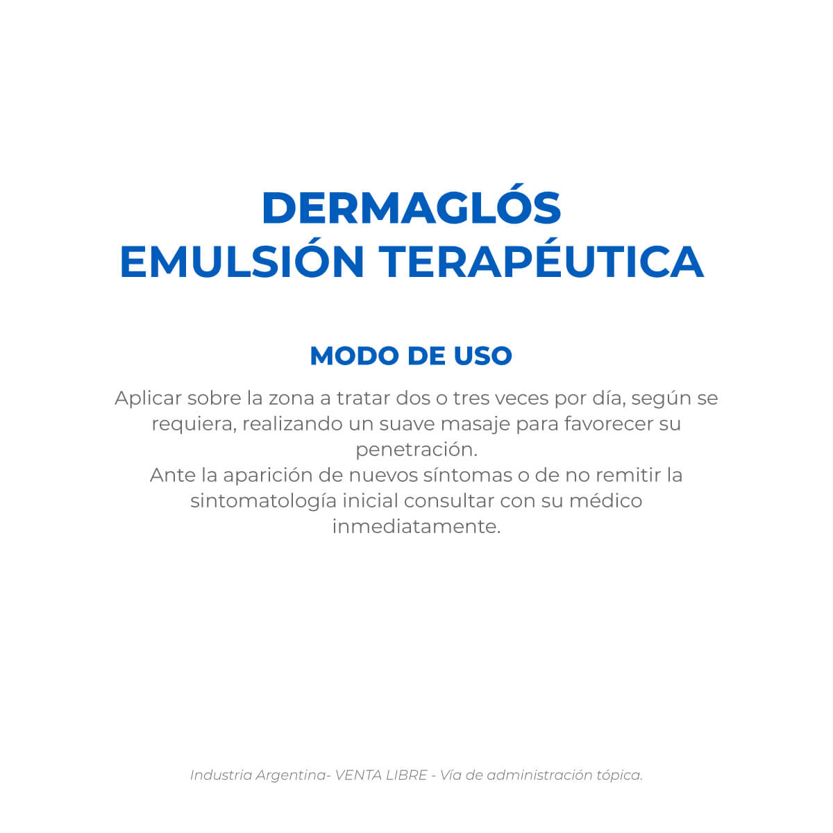 Dermaglós Terapéutica Emulsión 500 ml image number 4