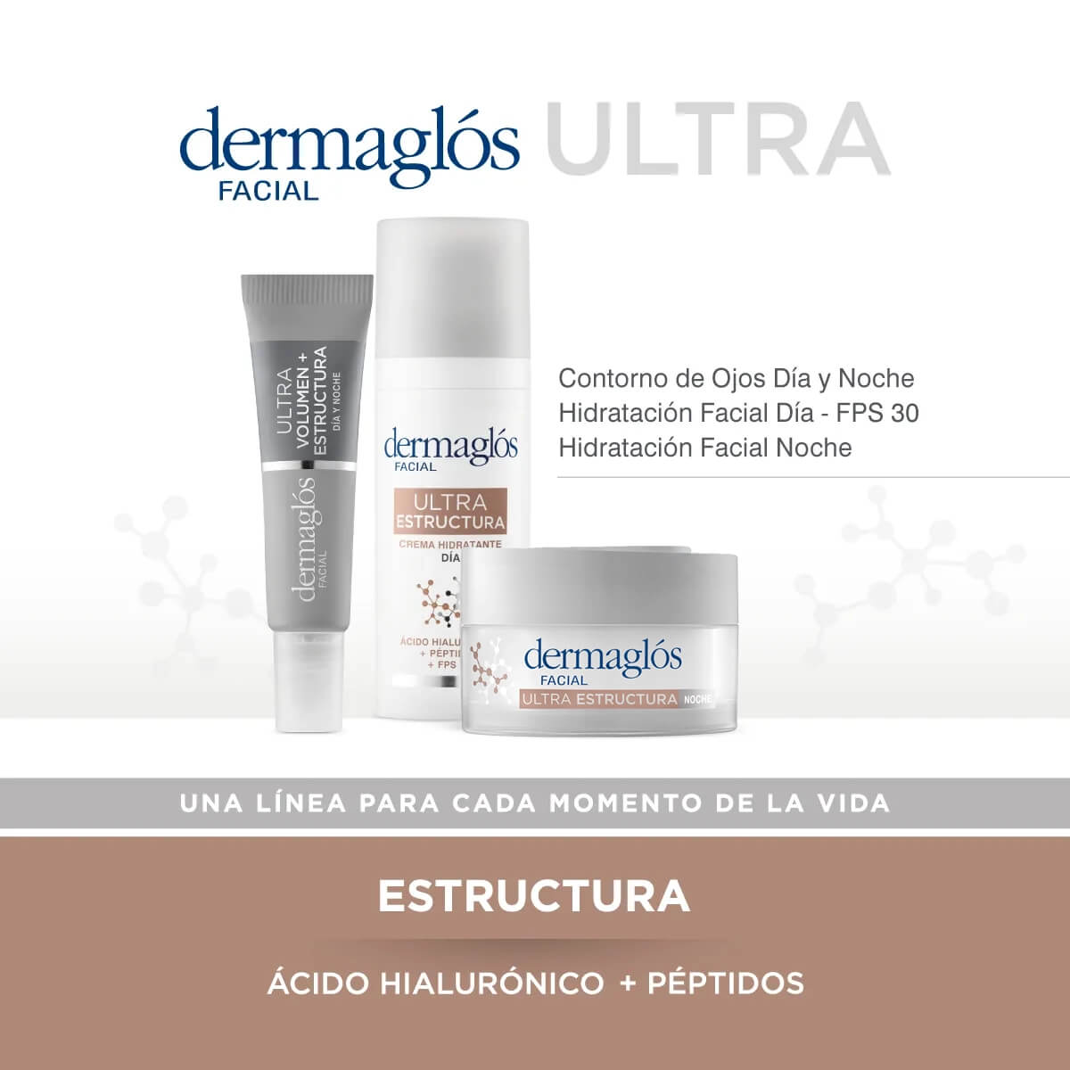 Crema Dermagl&oacute;s Hidratante de Noche Ultra Estructura  50 g image number 5