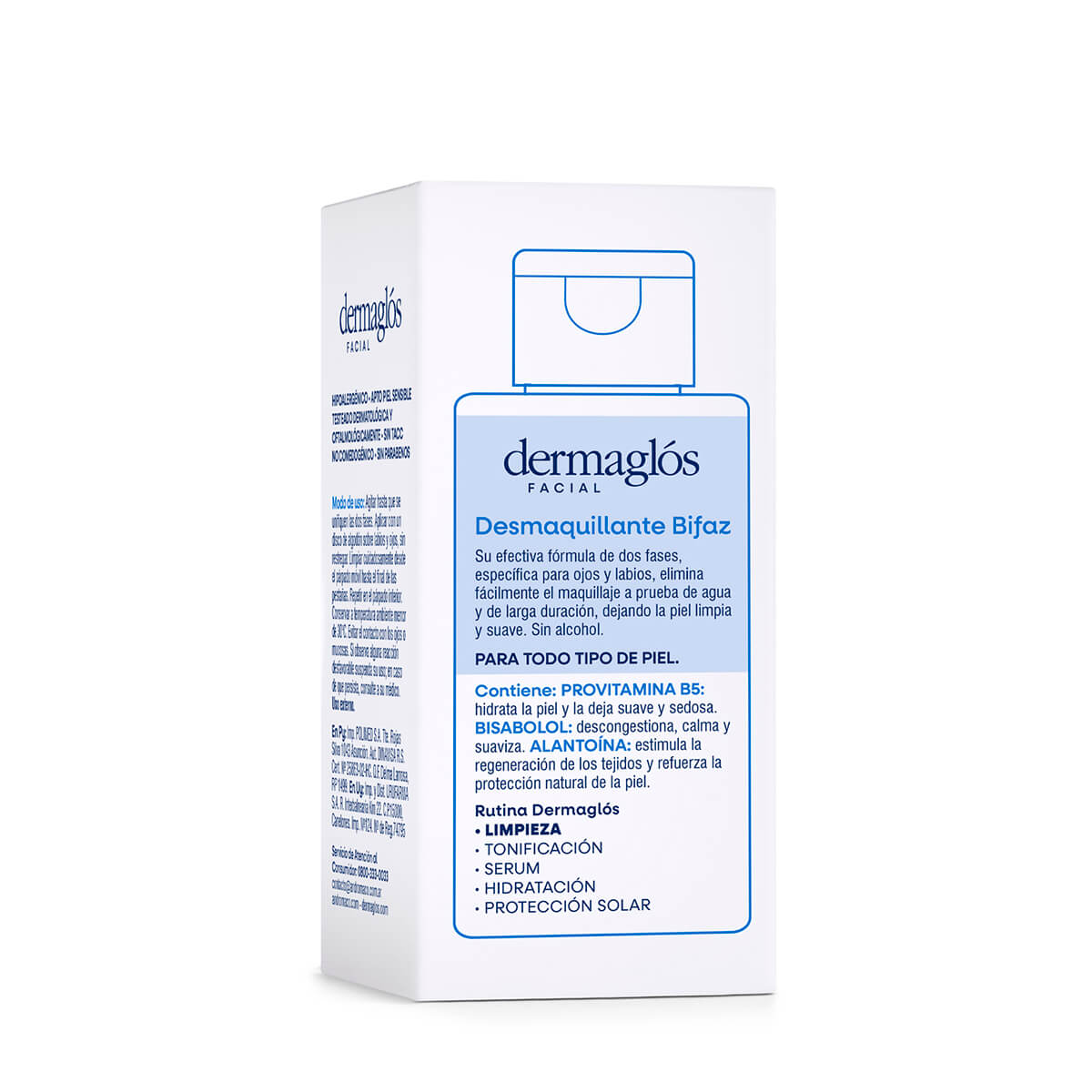 Dermagl&oacute;s Facial Desmaquillante Bifaz de Ojos 100 ml image number 4