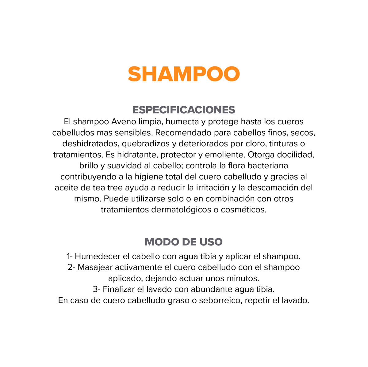 Aveno Shampoo de Uso Diario 250 ml image number 7