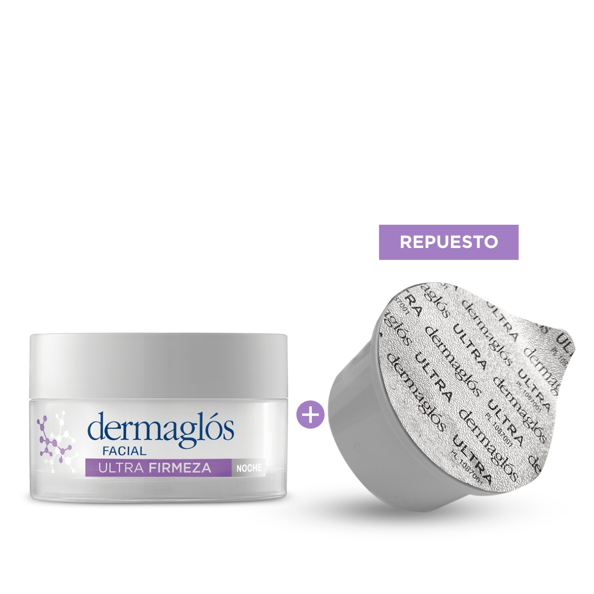 Kit Facial Dermagl&oacute;s Crema Ultra Firmeza + Repuesto 50 g image number 0