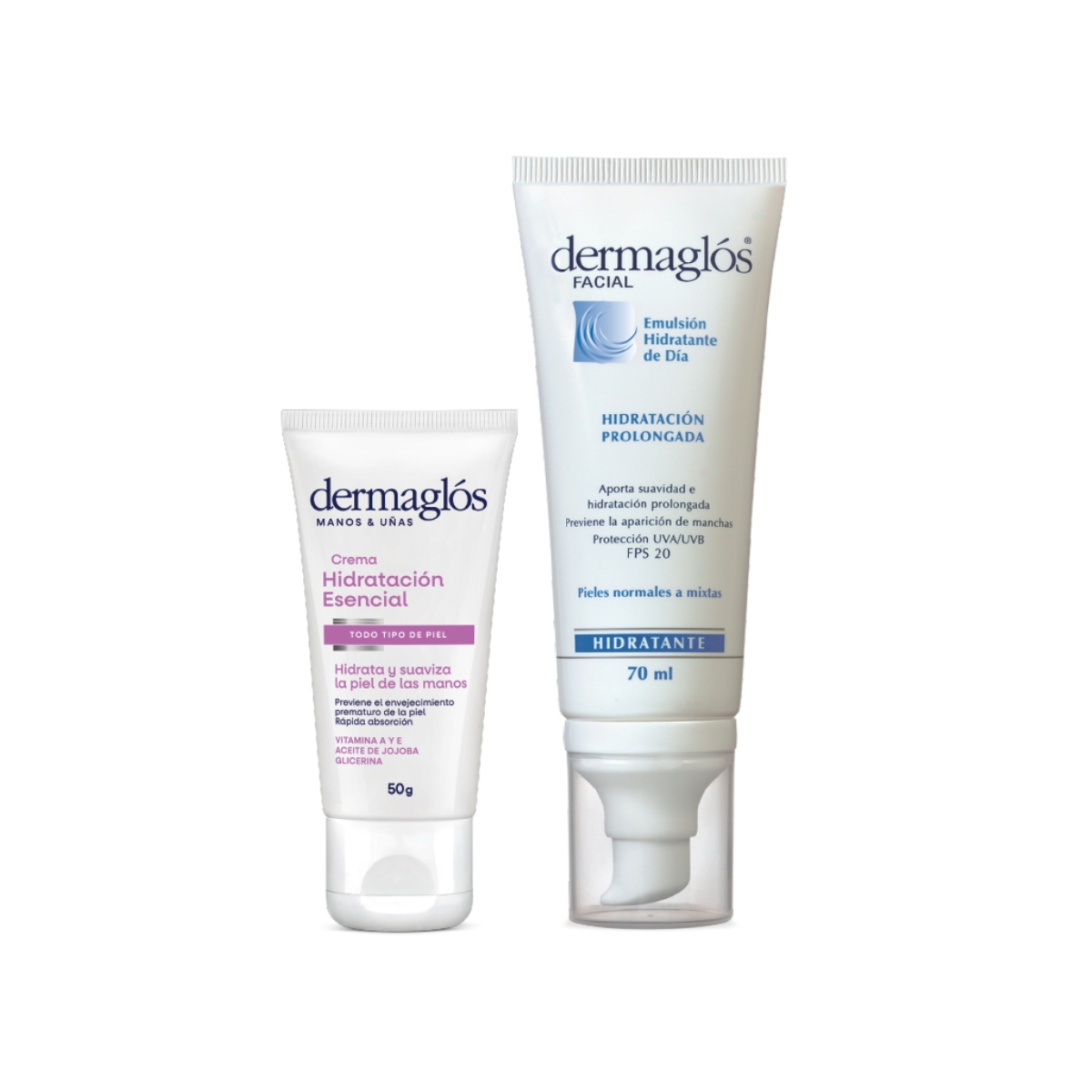 Kit Facial y Manos Dermaglós Hidratación Esencial image number 0