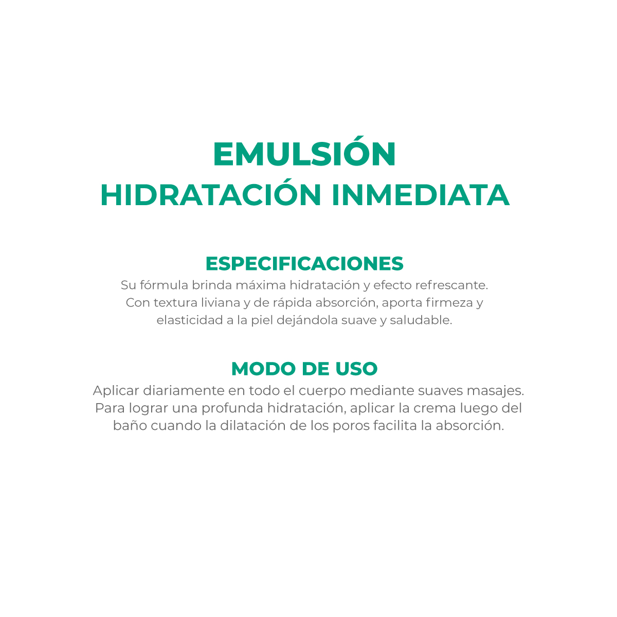 Dermagl&oacute;s Corporal Emulsi&oacute;n Hidrataci&oacute;n + Absorci&oacute;n Inmediata 300 ml image number 4
