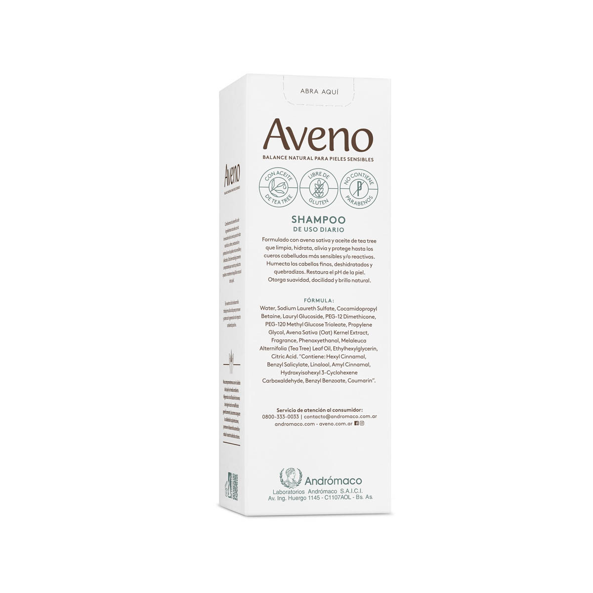 Aveno Shampoo de Uso Diario 250 ml image number 3