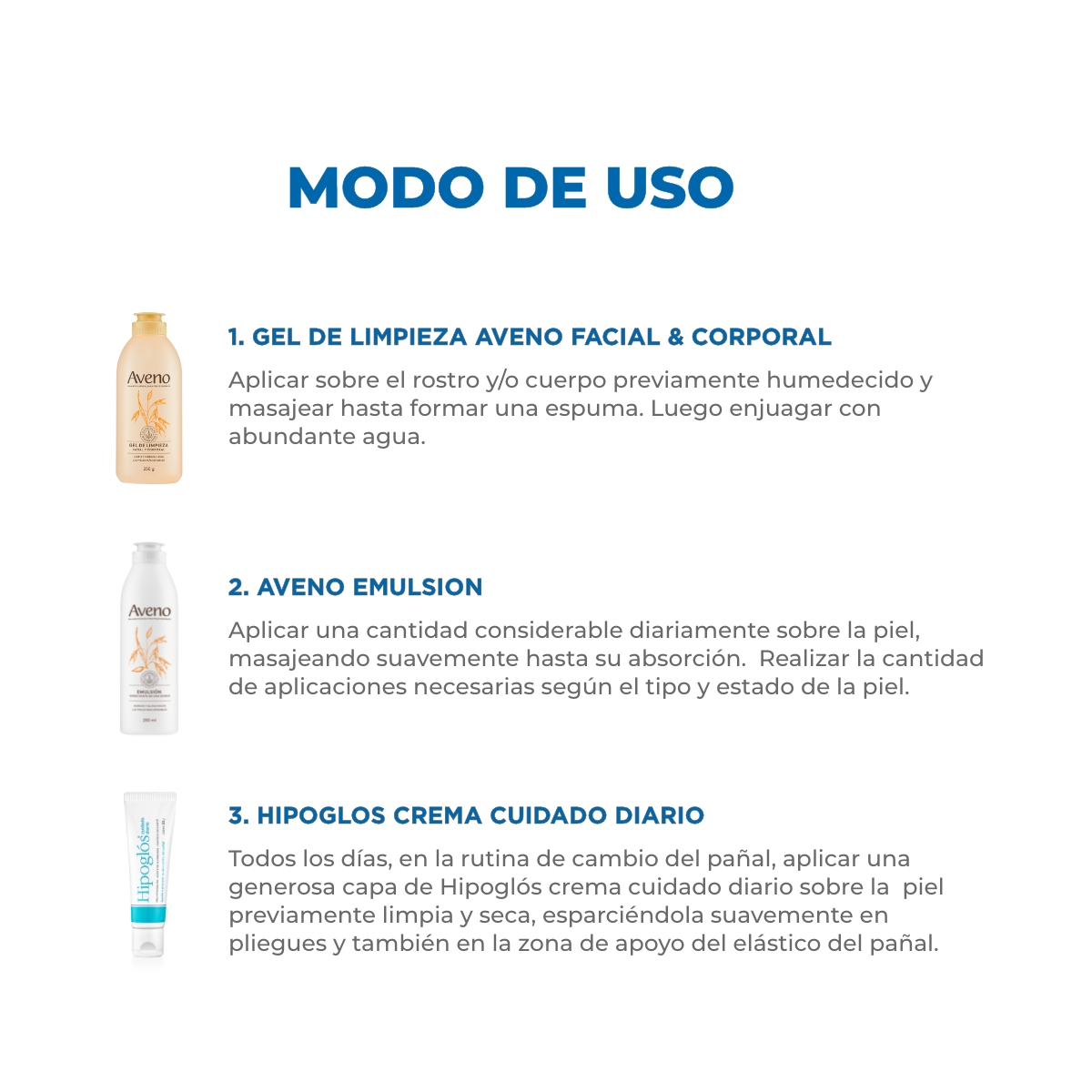 Kit Facial y Corporal Aveno + Hipogl&oacute;s CD  image number 2