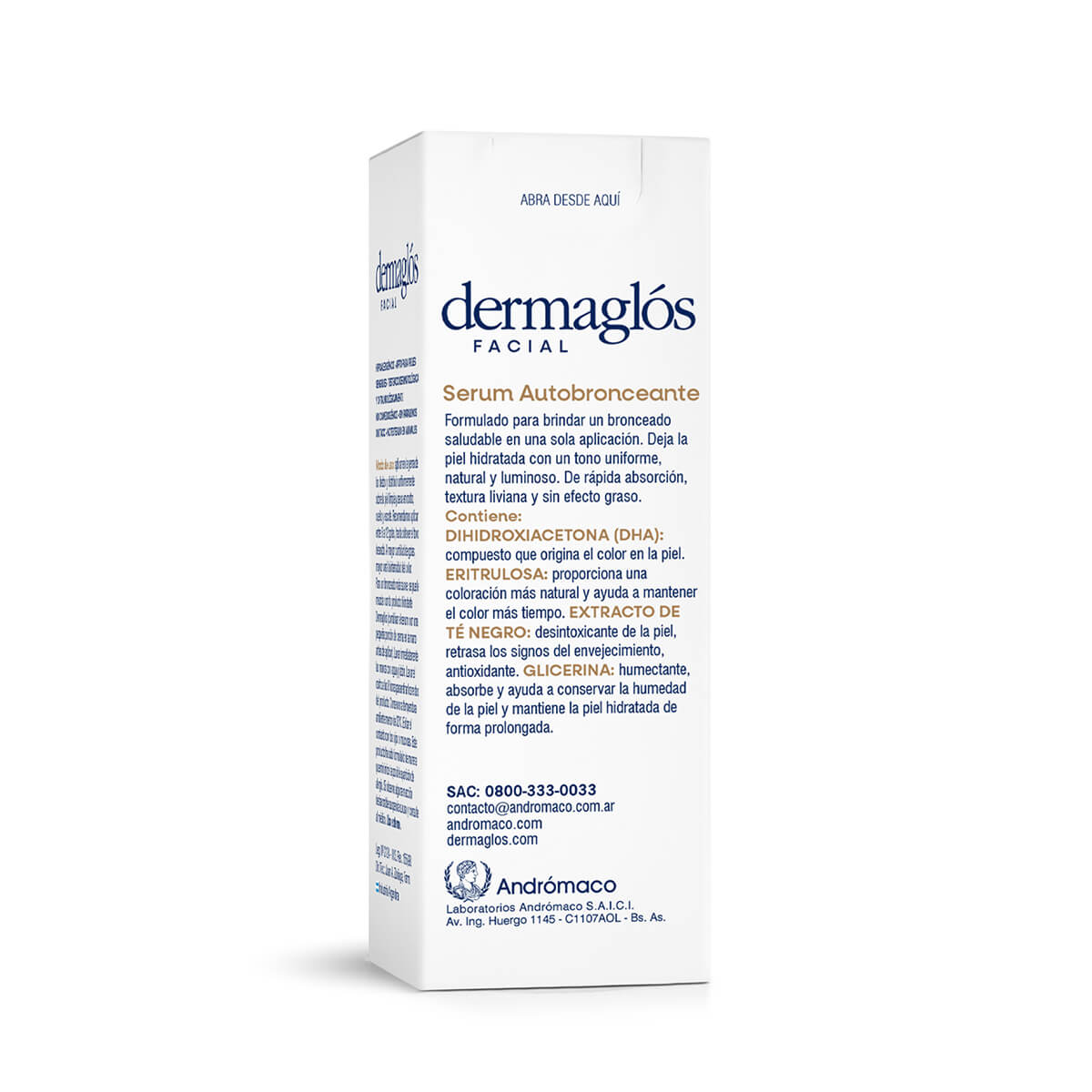 Serum Autobronceante Dermagl&oacute;s Facial 25 ml image number 3
