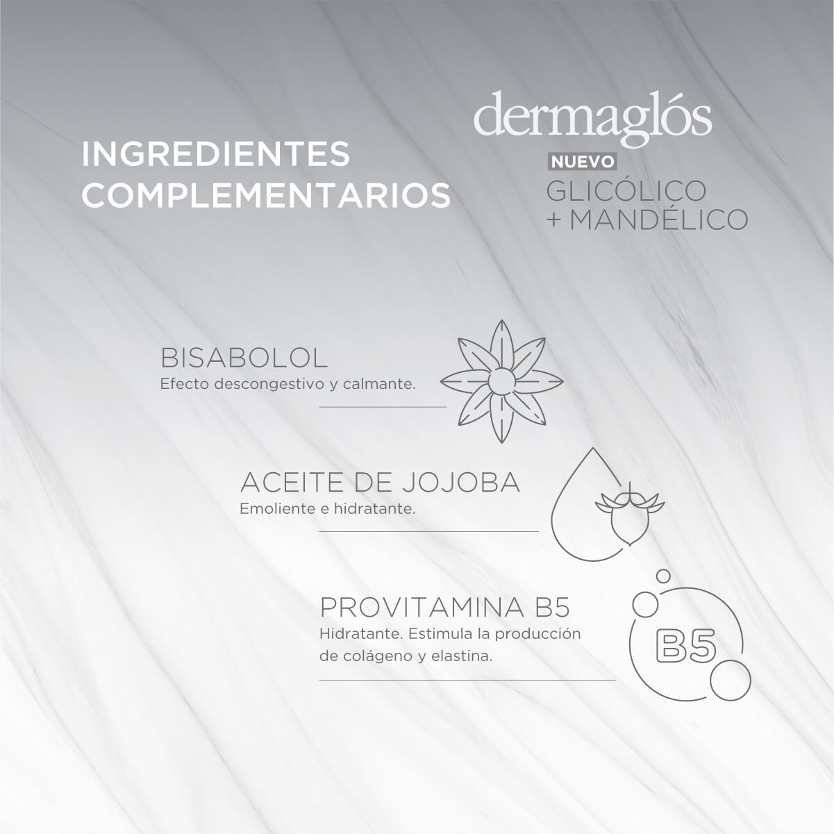 Exfoliante Facial Peeling Glic&oacute;lico y Mand&eacute;lico Dermagl&oacute;s 50 ml image number 8