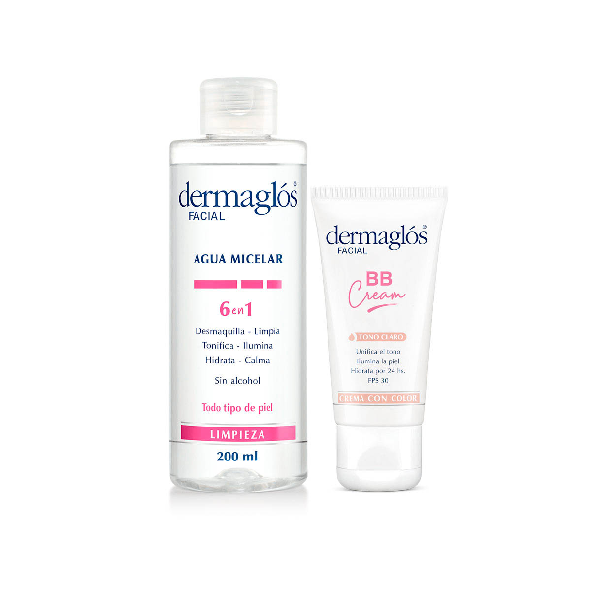 Kit Rutina Express Dermagl&oacute;s BB Cream Tono Claro image number 0