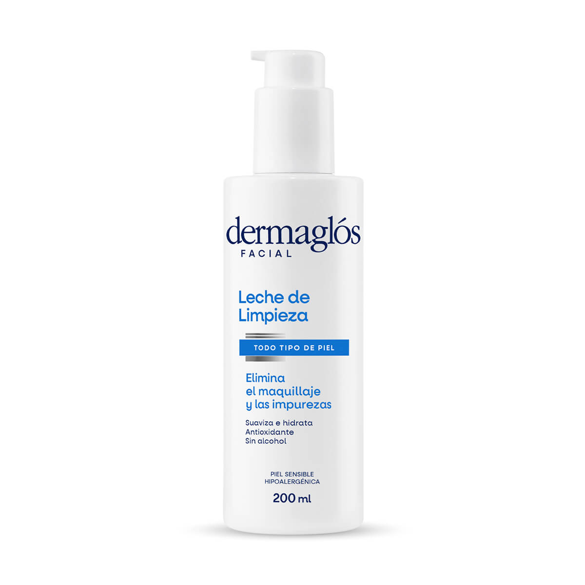Dermaglós Facial Leche de Limpieza Activa 200 ml