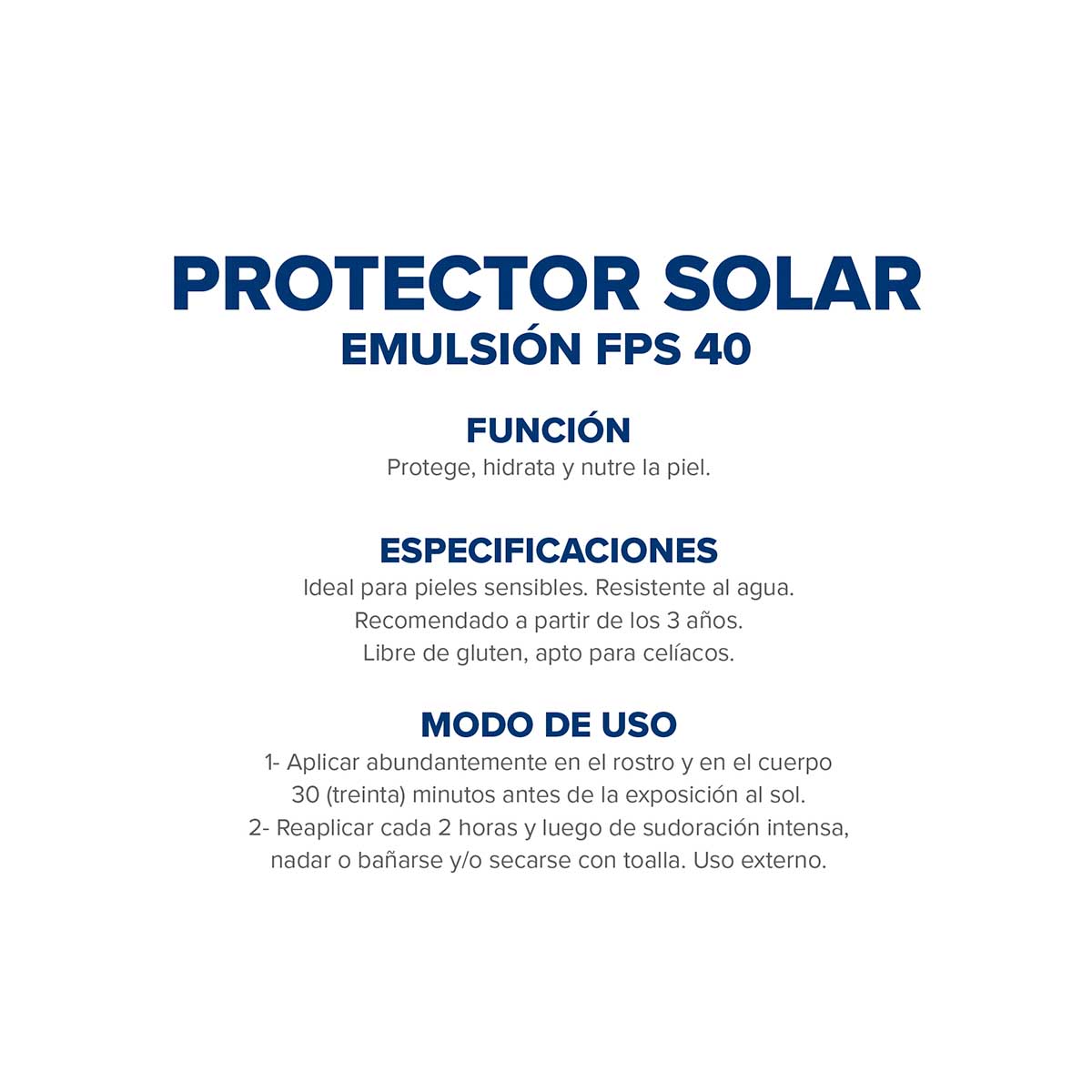 Kit Protector Solar Dermaglós Emulsión FPS 40 x 6 unidades image number 5