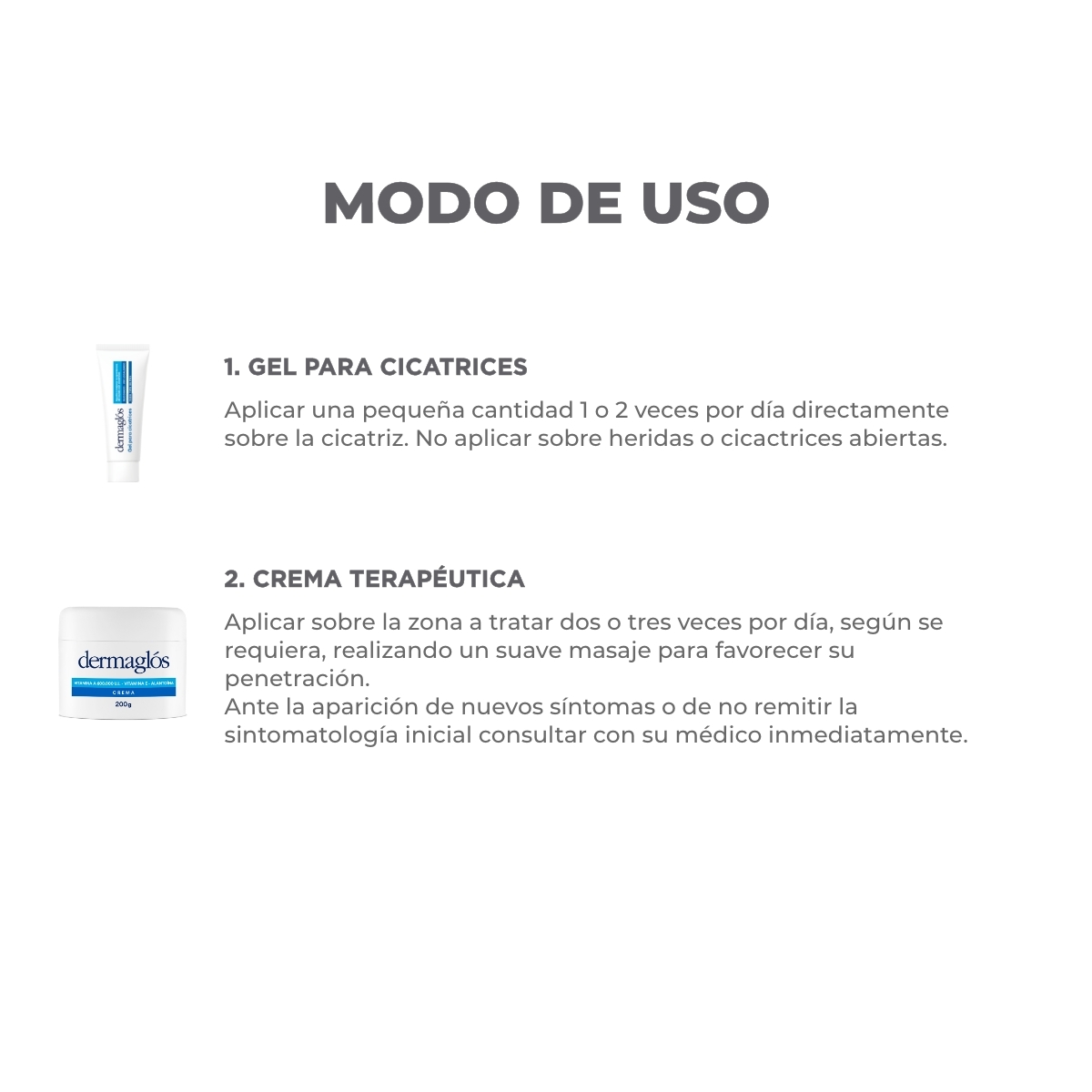 Kit Corporal Dermagl&oacute;s para Cicatrices + Crema image number 1
