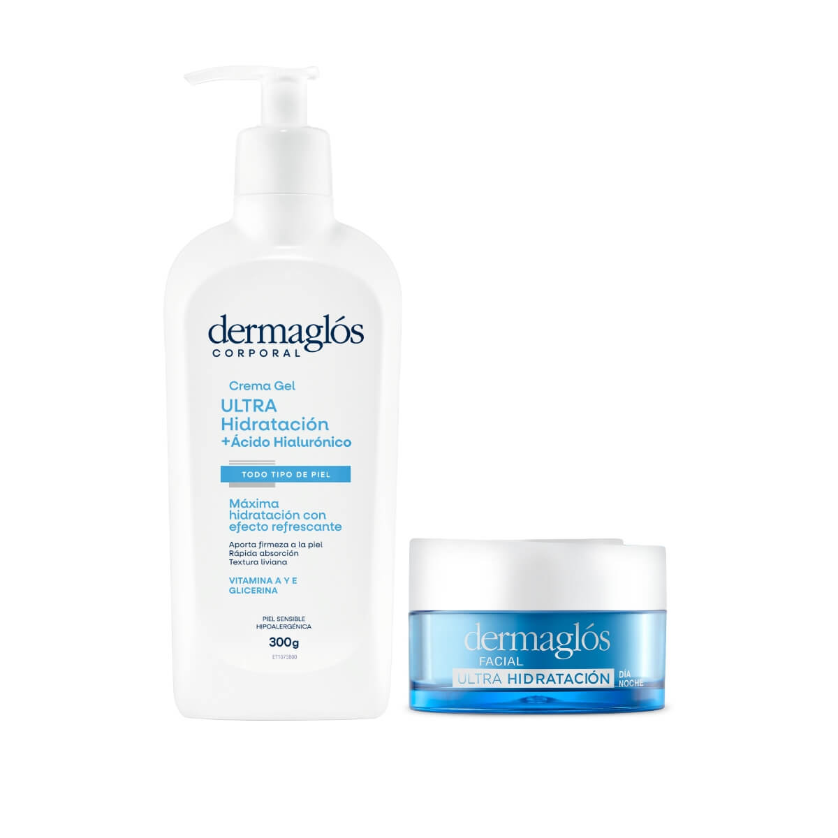 Kit Facial y Corporal Dermagl&oacute;s Ultra Hidrataci&oacute;n