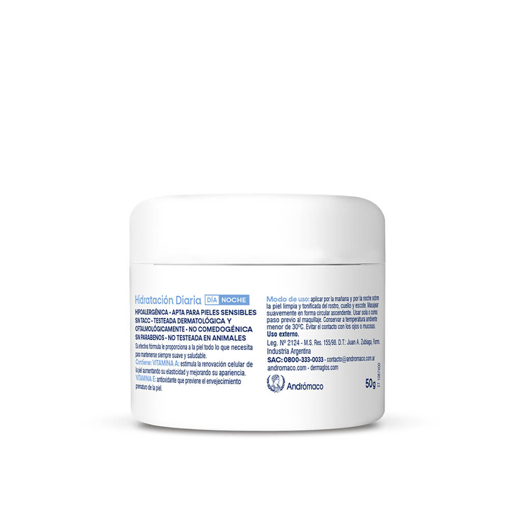 Dermagl&oacute;s Facial Crema Hidrataci&oacute;n Diaria Todo Tipo de Piel Crema 50 g image number 1