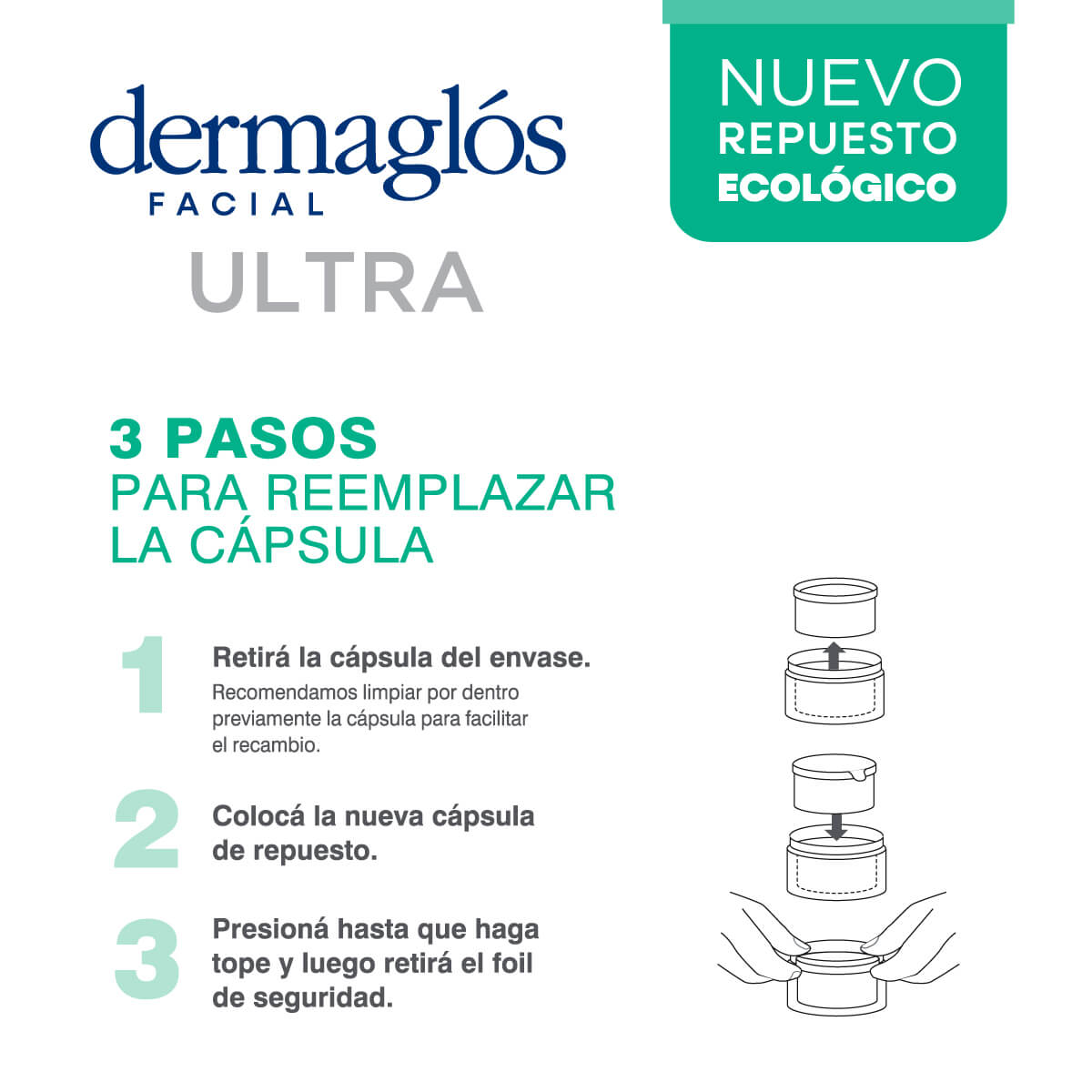 Crema Gel Dermaglós Repuesto Día y Noche Ultra Hidratación 50 g image number 8