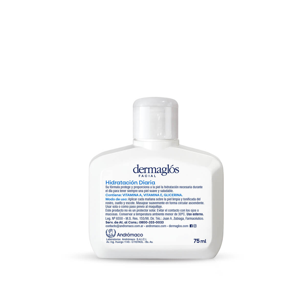 Dermagl&oacute;s Facial Emulsi&oacute;n Hidrataci&oacute;n Diaria Piel Equilibrada a Mixta 75 ml image number 2