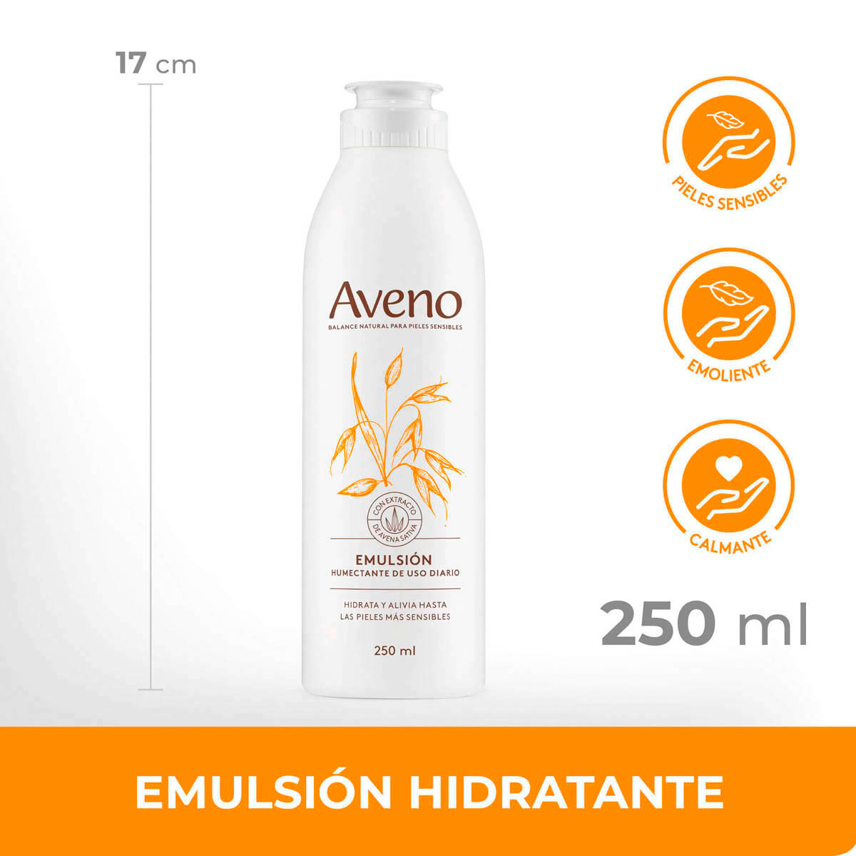 Aveno Emulsi&oacute;n Humectante de Uso Diario 250 ml image number 9