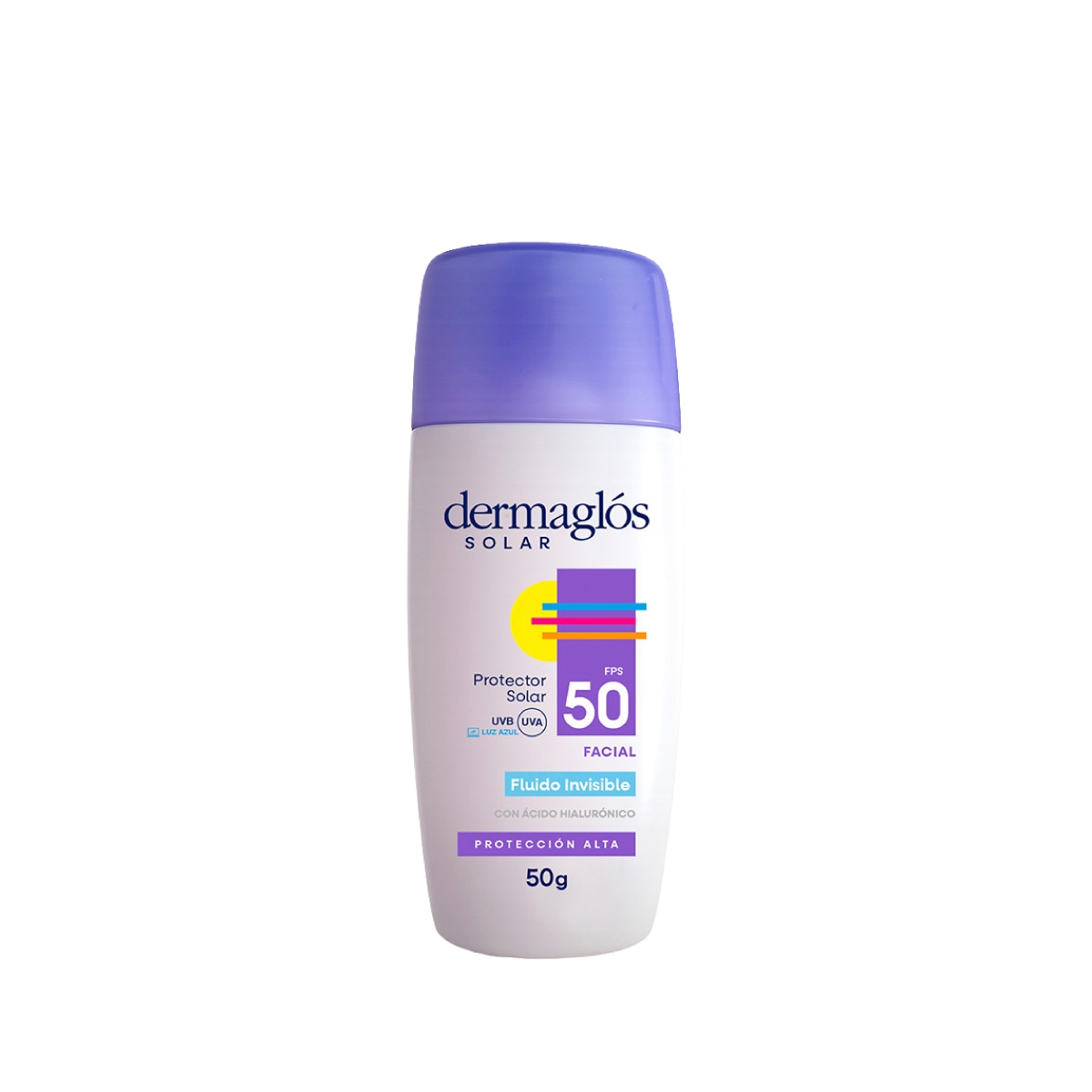 Dermagl&oacute;s Solar Protector Solar con FPS 50 Fluido Facial Emulsi&oacute;n por 50 g image number 1