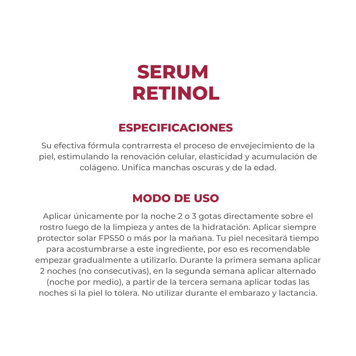 Serum Retinol Dermagl&oacute;s Facial 25 ml image number 4