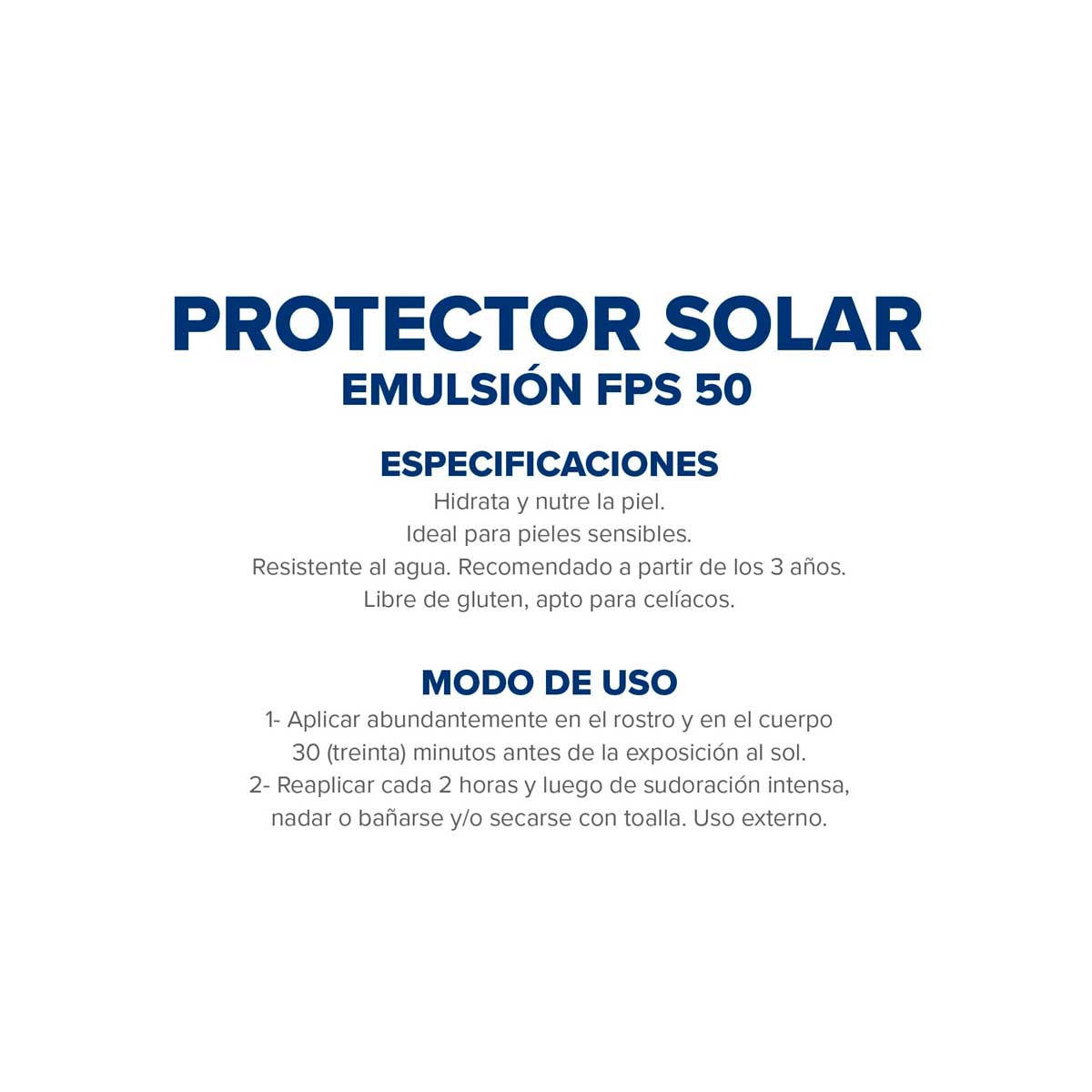 Protector Solar Dermagl&oacute;s FPS 50 emulsi&oacute;n 50 ml image number 6