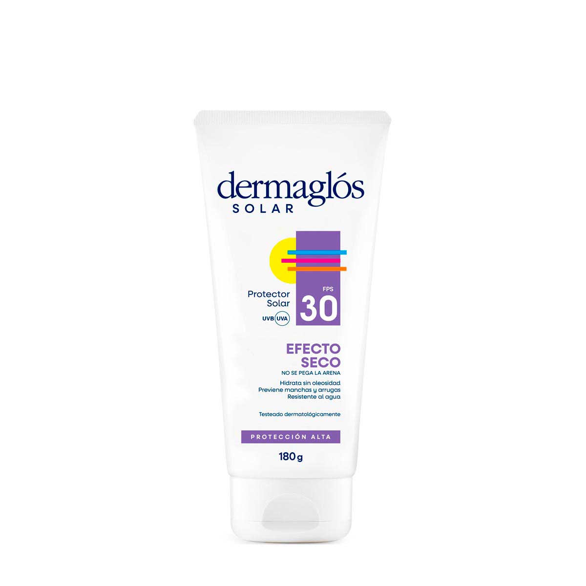 Protector Solar Dermagl&oacute;s FPS 30 efecto seco crema 180 g