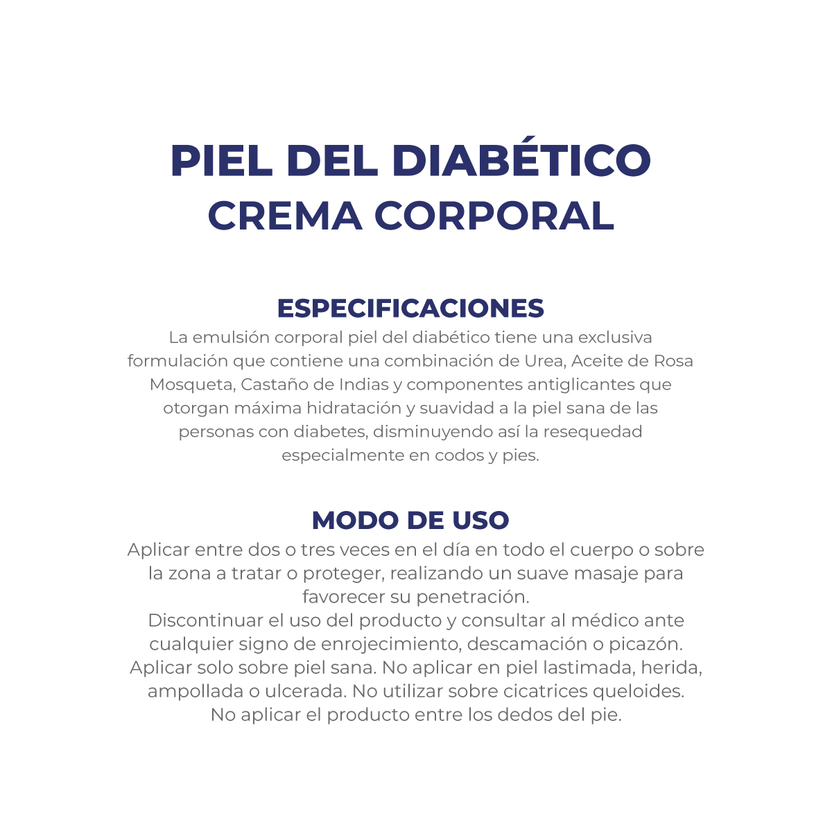 Dermagl&oacute;s Corporal Crema Piel del Diab&eacute;tico 100 g image number 3