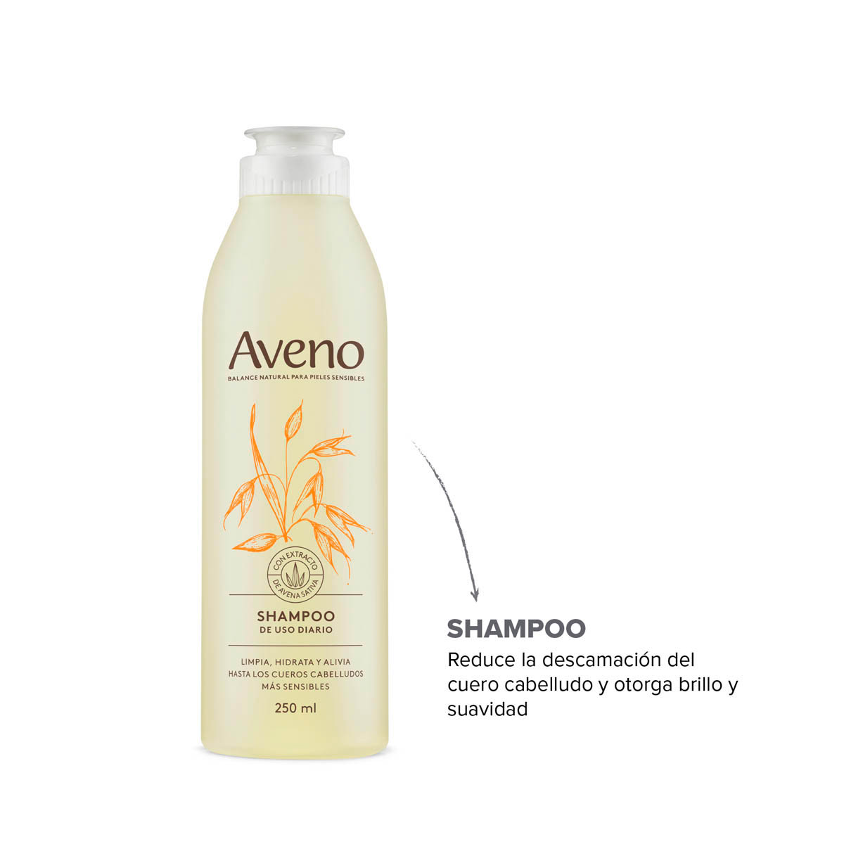 Aveno Shampoo de Uso Diario 250 ml image number 8