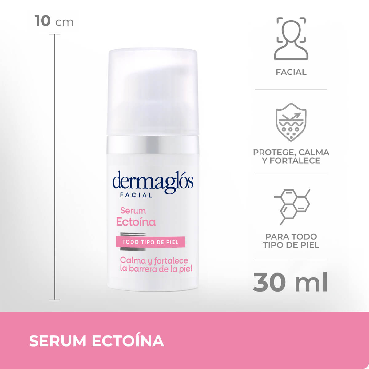 Dermagl&oacute;s Facial Serum Ecto&iacute;na 30 ml image number 11