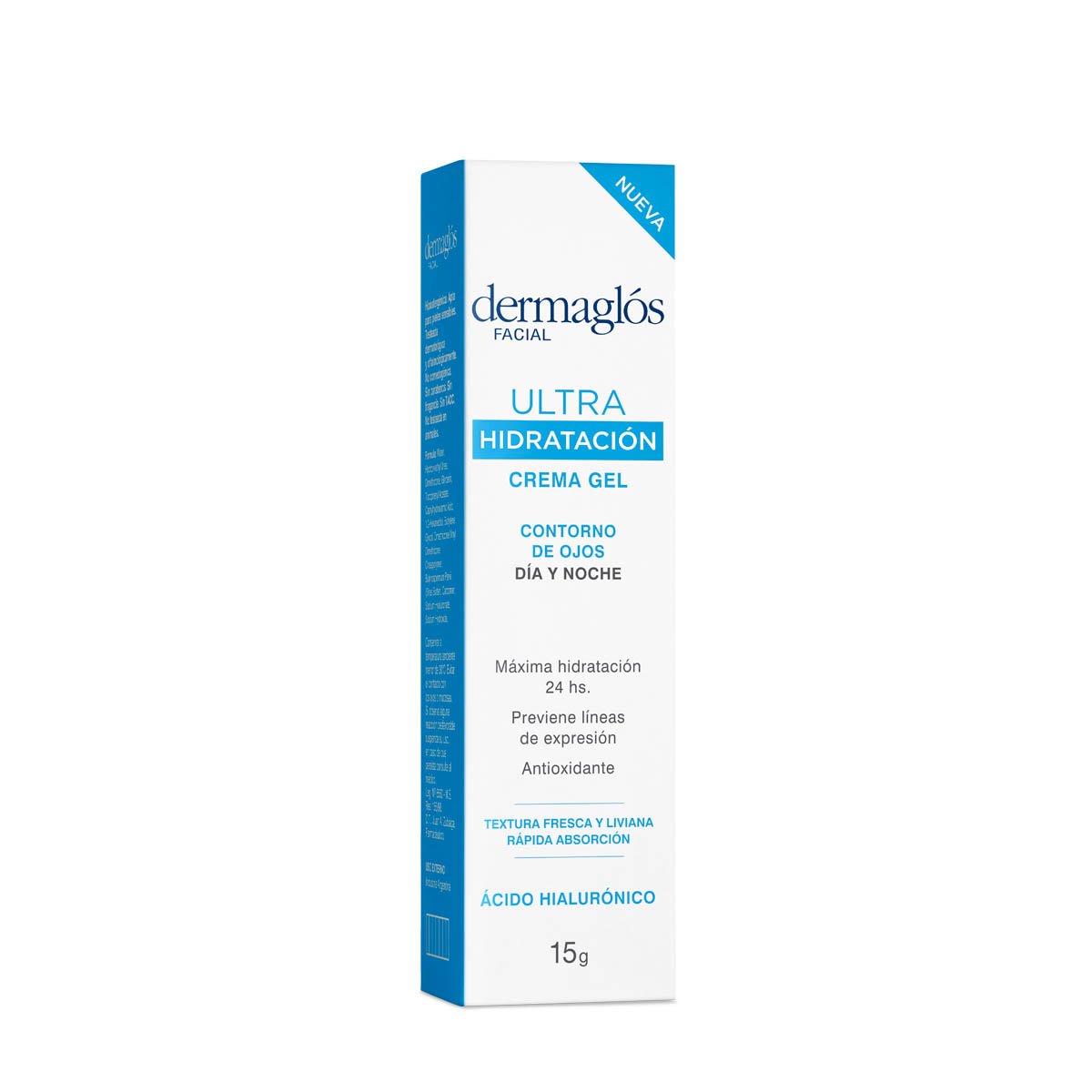 Dermagl&oacute;s Facial Crema Gel Contorno de Ojos Ultra Hidrataci&oacute;n 15 g image number 3