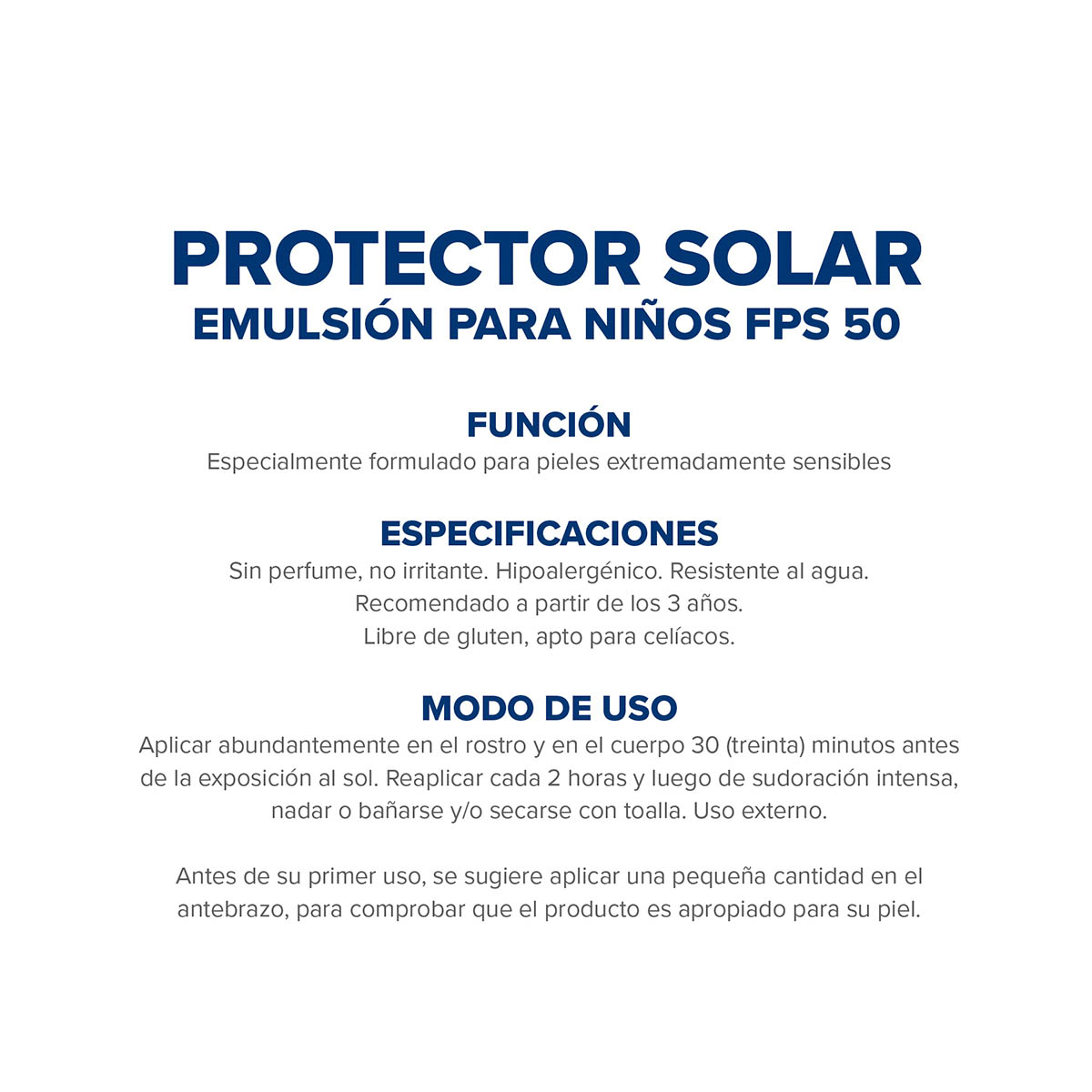 Protector Solar Ni&ntilde;os Dermagl&oacute;s FPS 50 emulsi&oacute;n 180 ml image number 4