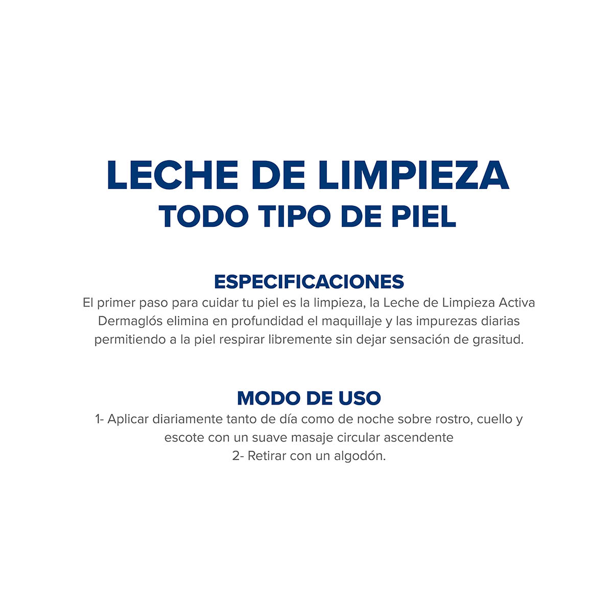 Dermagl&oacute;s Facial Leche de Limpieza Activa 200 ml image number 4