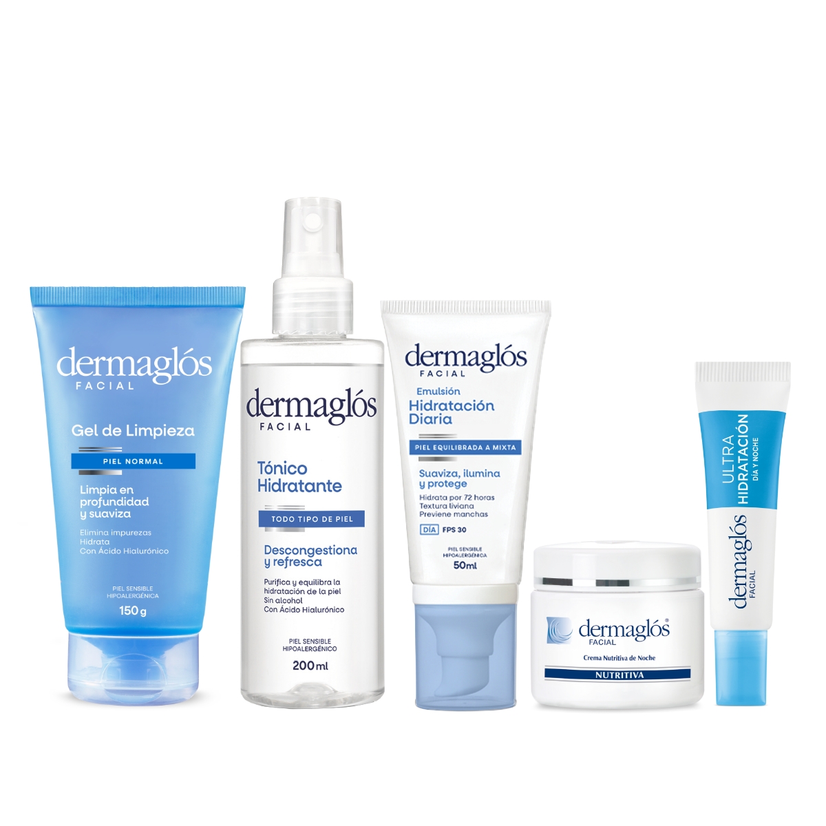 Kit Rutina Facial Dermagl&oacute;s Piel Normal a Mixta image number 0