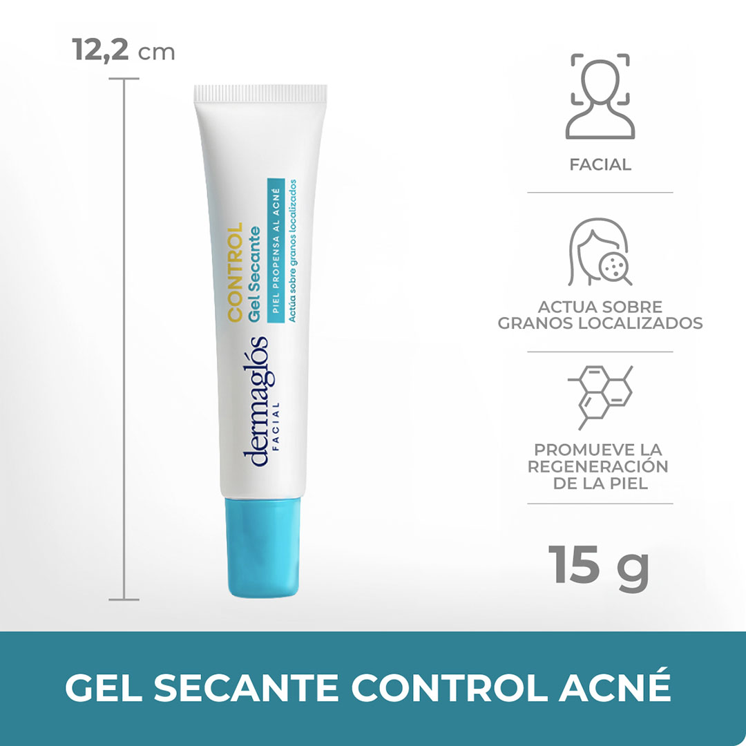 Gel Secante Control Acn&eacute; Dermagl&oacute;s 15 g image number 9