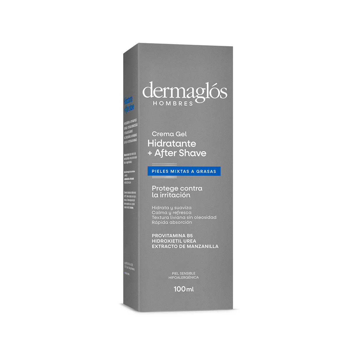 Dermagl&oacute;s Hombres Crema Gel Hidratante + After Shave 100 ml image number 2