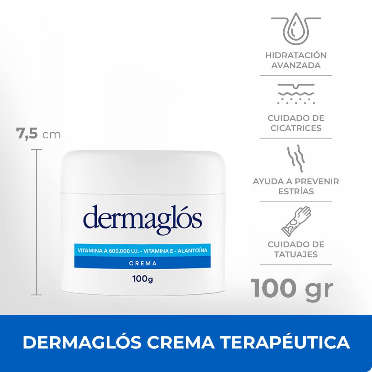 Dermaglós Terapéutica Crema 100 g image number 8