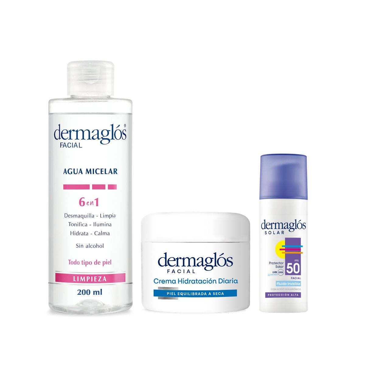 Kit Facial Dermaglós Rutina Piel Normal - Equilibrada a Seca image number 0